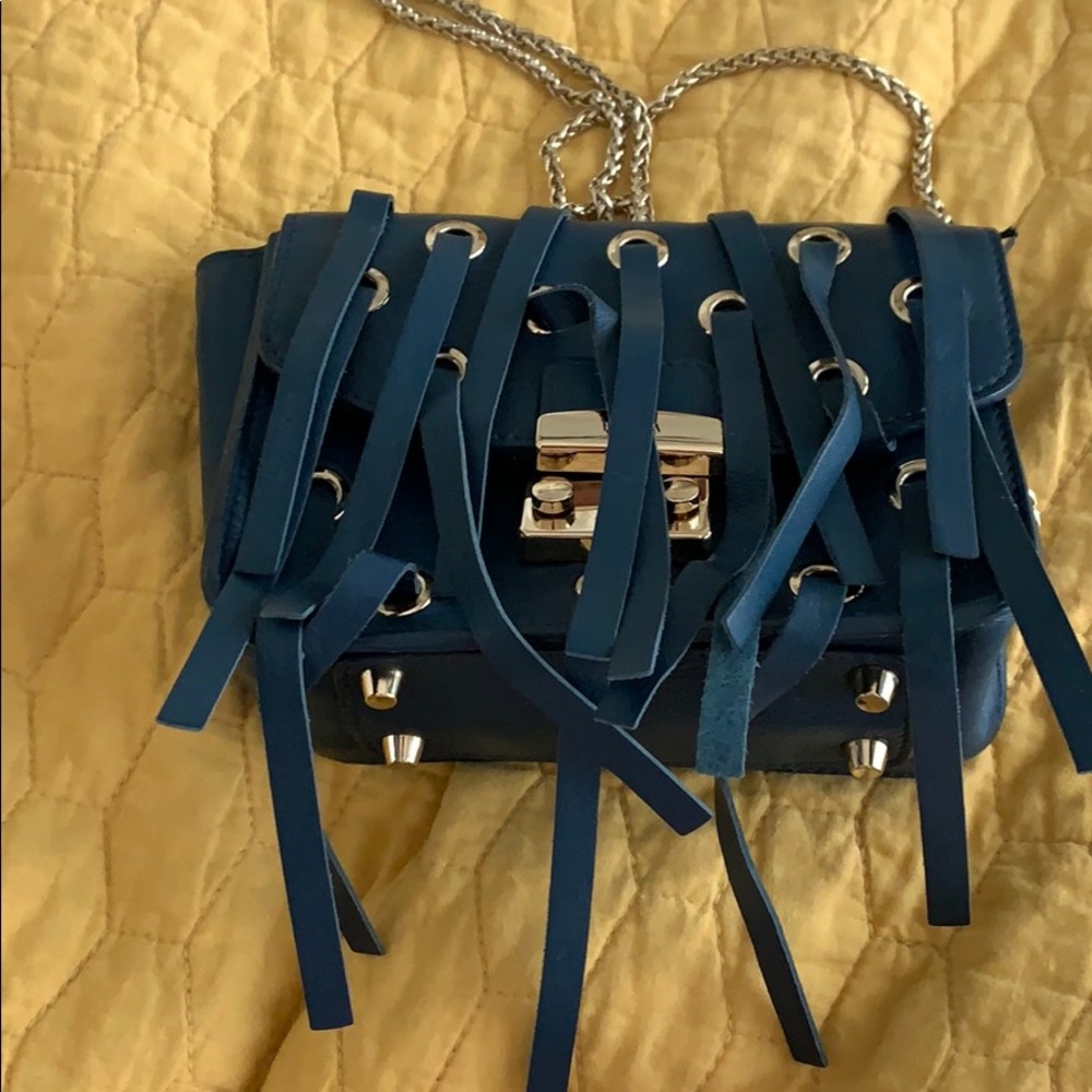 Blue cross body bag by Furla  authentic